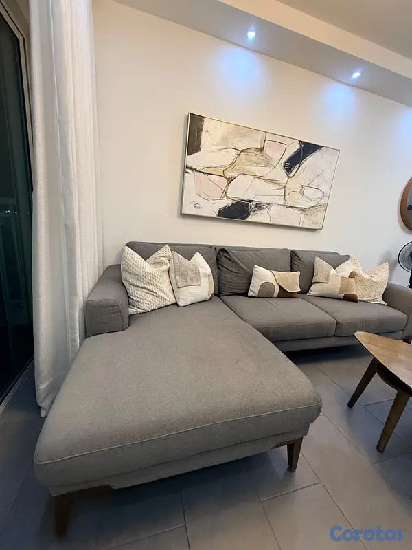 muebles y colchones - Vendo Sofá gris  2
