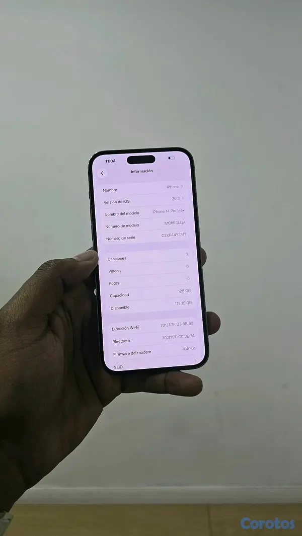 celulares y tabletas - iPhone 14 Pro Max Purple 128GB Desbloqueado 5