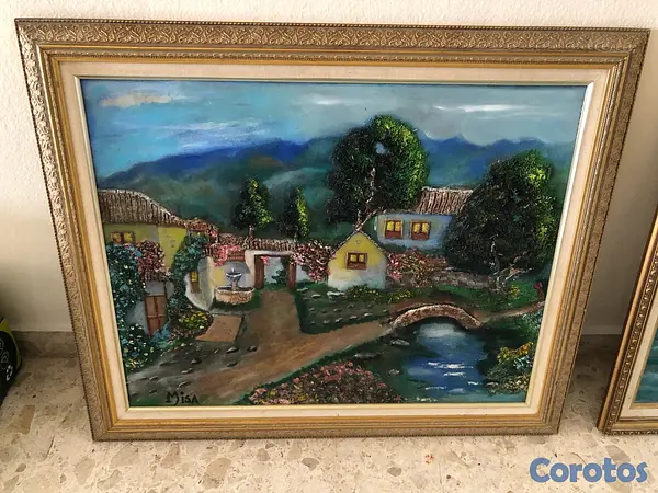 arte y antigüedades - Cuadro del Pintor Misa 2