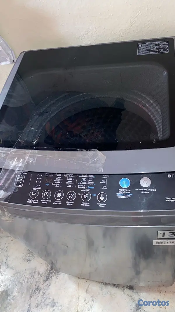 electrodomesticos - lavodora midea lava y seca de 29 libra  2