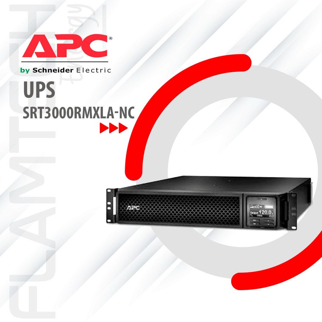 computadoras y laptops - UPS APC SMART-UPS SRT 3.0KVA(3000VA) RACK MONTABLE, 2.7 KWATTS,onda sinusoidal  0