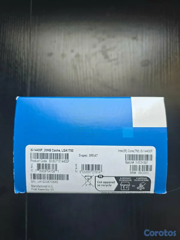 computadoras y laptops - Procesador Intel Core i5-14400F 14ª Generación – N 3
