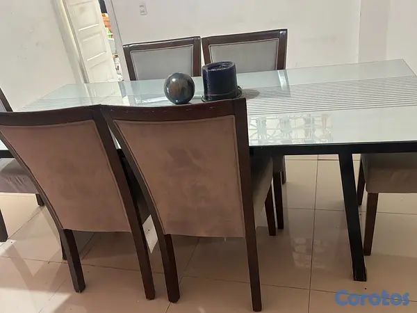 electrodomesticos - comedor de 6 sillas de oportunidad  3