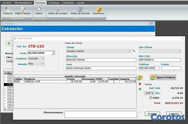 servicios profesionales - Programa (Software) de Facturación punto de venta 9