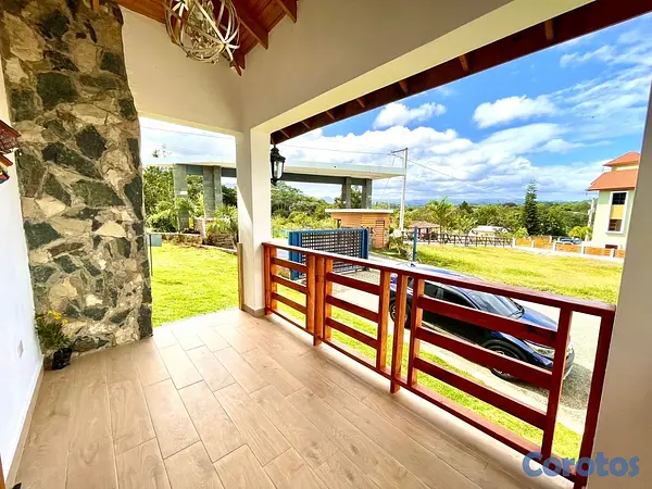 casas vacacionales y villas - villa moderna en venta en jarabacoa  7
