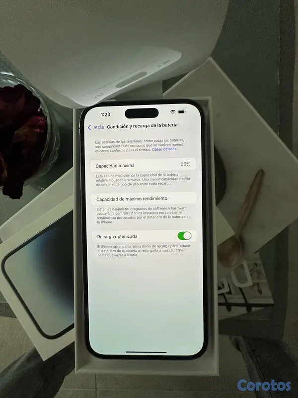 celulares y tabletas - iPhone 14 pro max de 128 factory  5