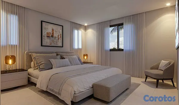 apartamentos - Aptos 2, 3 hab. 1 y 2 parqueos, c. servicio prox.  7