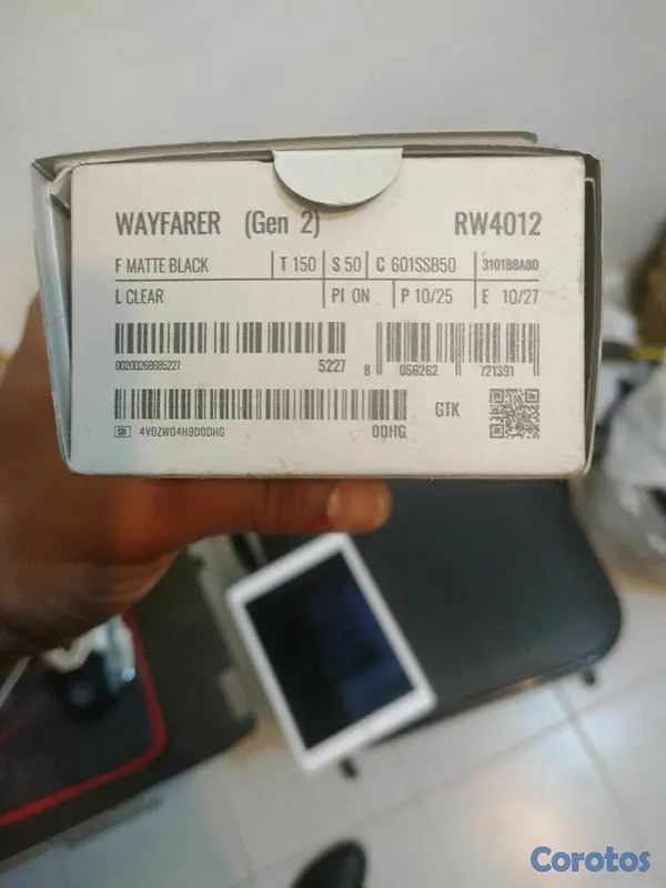 otros electronicos - Disponible  lente Ray -Ban  WAYFARER  meta gen 2  precio 17,500  peso  7