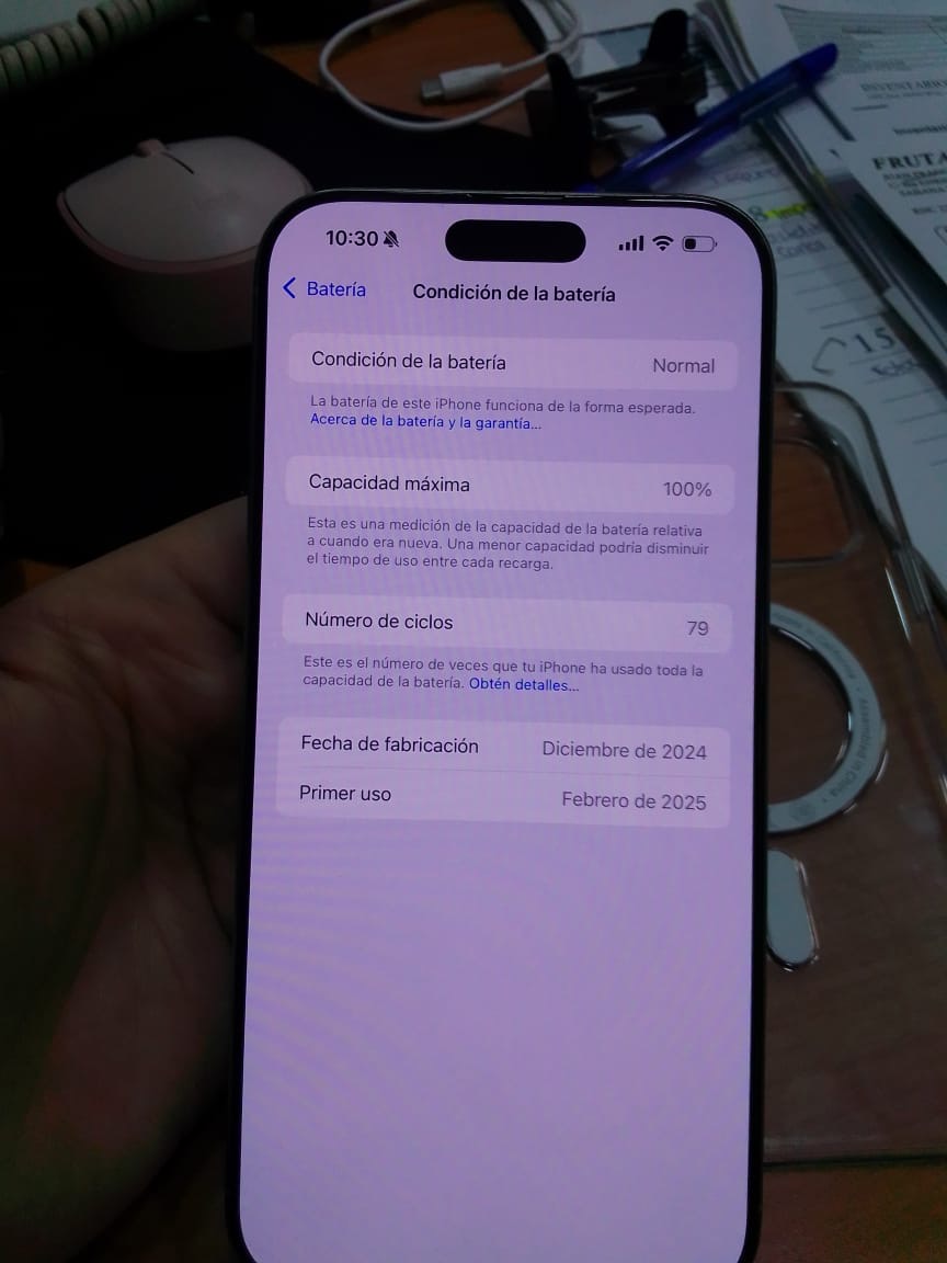 celulares y tabletas - VENDO IPHONE 16PRO MAX
