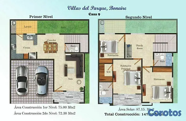casas - Villas bonaire, alma rosa II 6