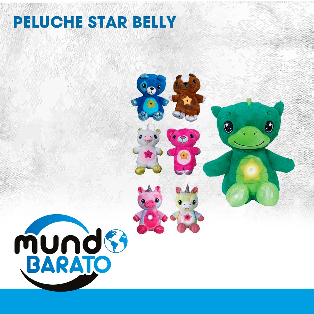 juguetes - Peluches Star Belly Dream Lites Luz Nocturna Varios Modelos Reflector  0