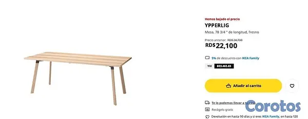muebles y colchones - Mesa comedor 8 sillas IKEA 2