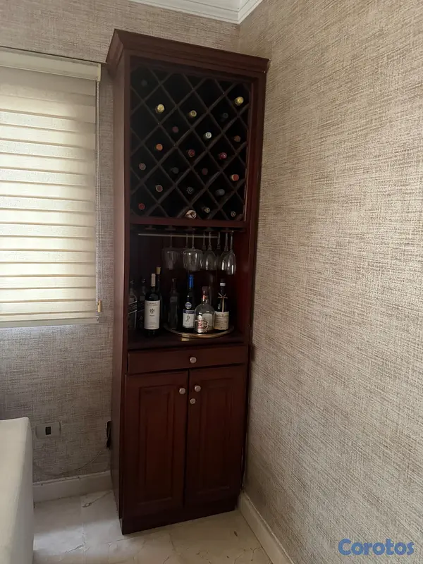muebles y colchones - Mueble tipo Bar caoba  4