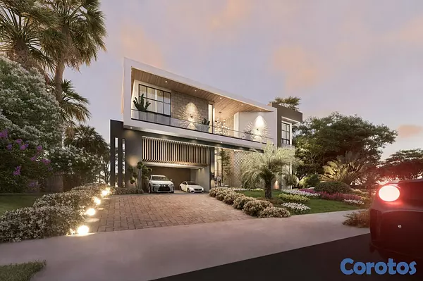 casas vacacionales y villas - Villa de Lujo en Cap Cana Con vista al mar y Punta 15