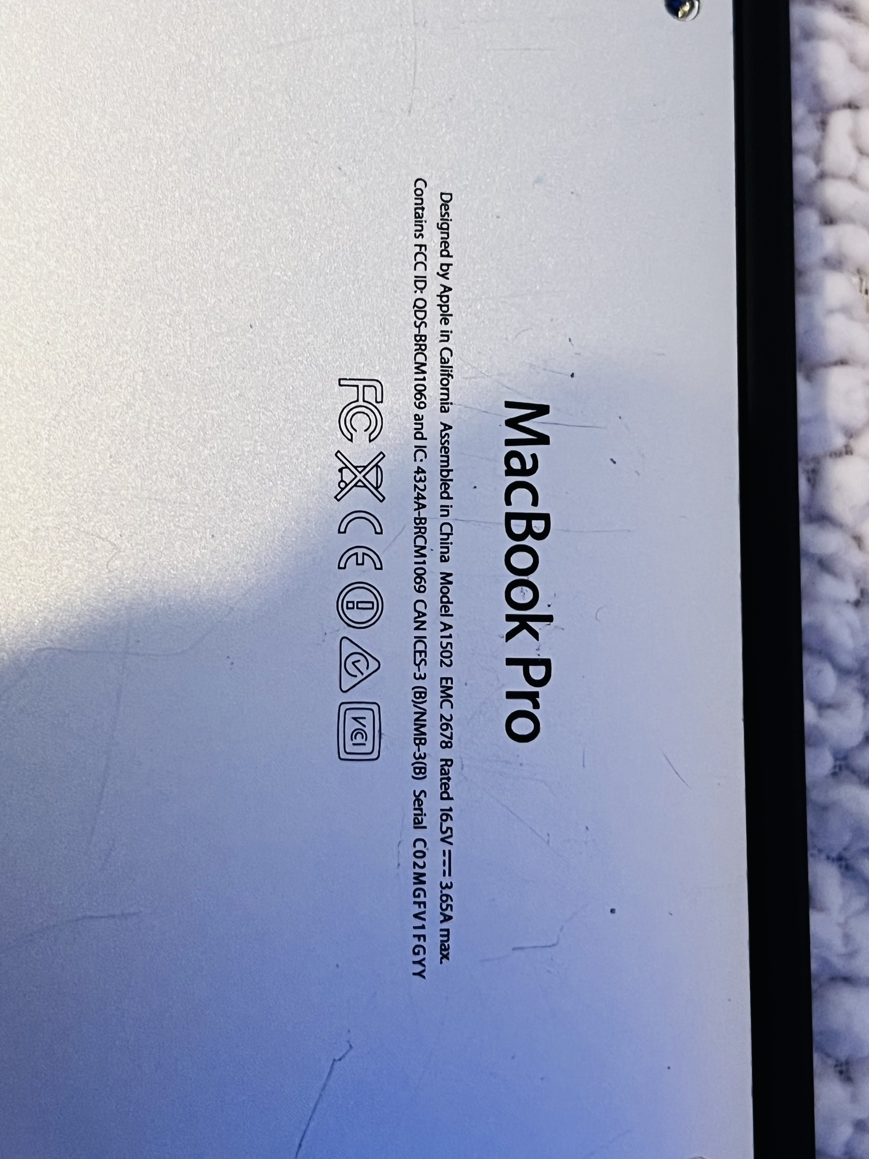 computadoras y laptops - MacBook Pro A1502 (principios de 2015) para Piesa  4