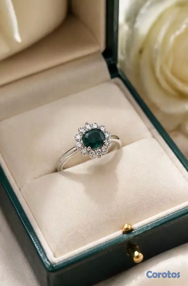 joyas, relojes y accesorios - Anillos de Esmeraldas certificadas  3