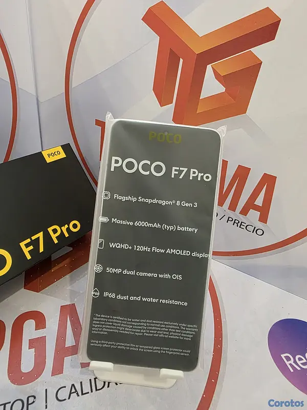 celulares y tabletas - POCO F7 PRO 5G, 12GB RAM 512GB ROM 9