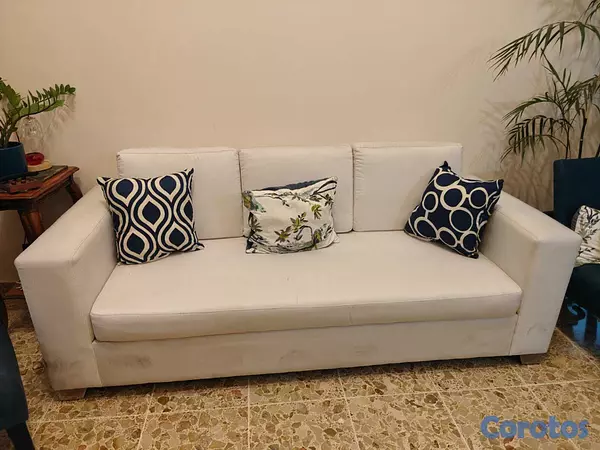 muebles y colchones - Vendo Sofa de 3 Plazas 2