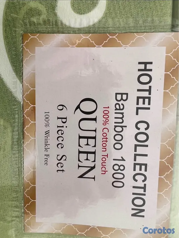 decoración y accesorios - Set juego de sábana 
Tamaño Queen 2