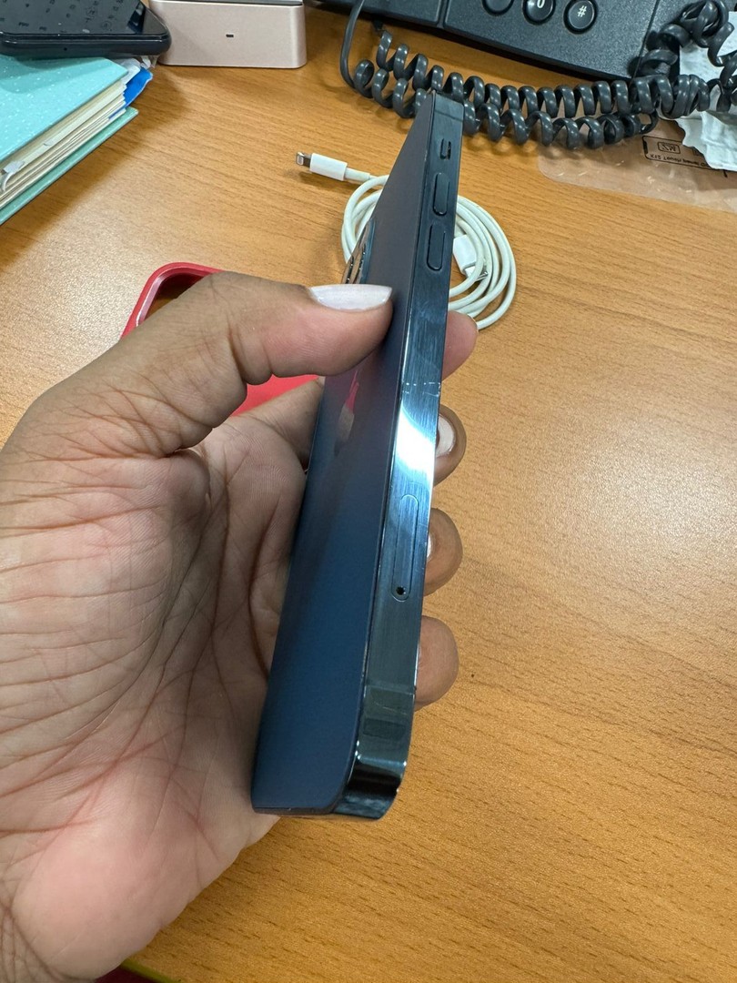celulares y tabletas - Iphone 12 pro azul 128gb, Factory unlocked 5