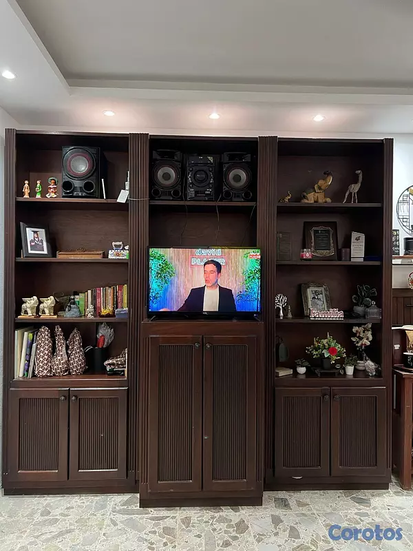 muebles y colchones - Mueble clásico de madera de caoba elegante para sa 2