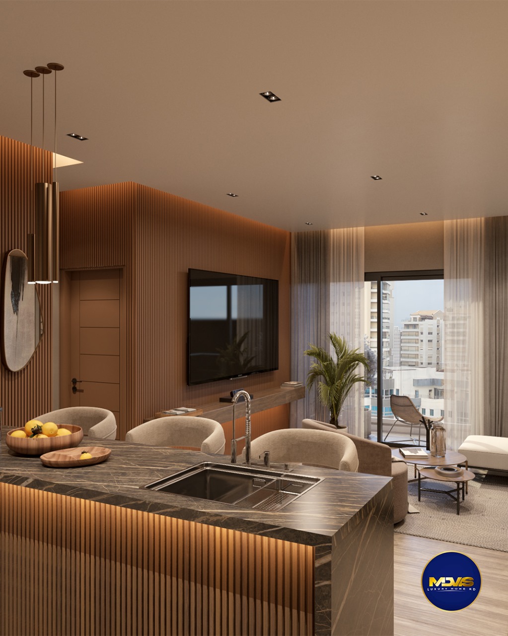 apartamentos - SE VENDE APARTAMENTO MODERNO EN TORRE DE ALMA ROSA I CON PISCINA INFINITY 1