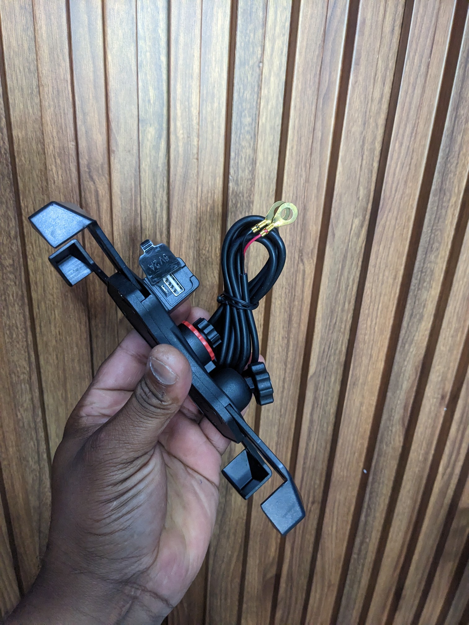 celulares y tabletas - Base para motos con cargador USB  2