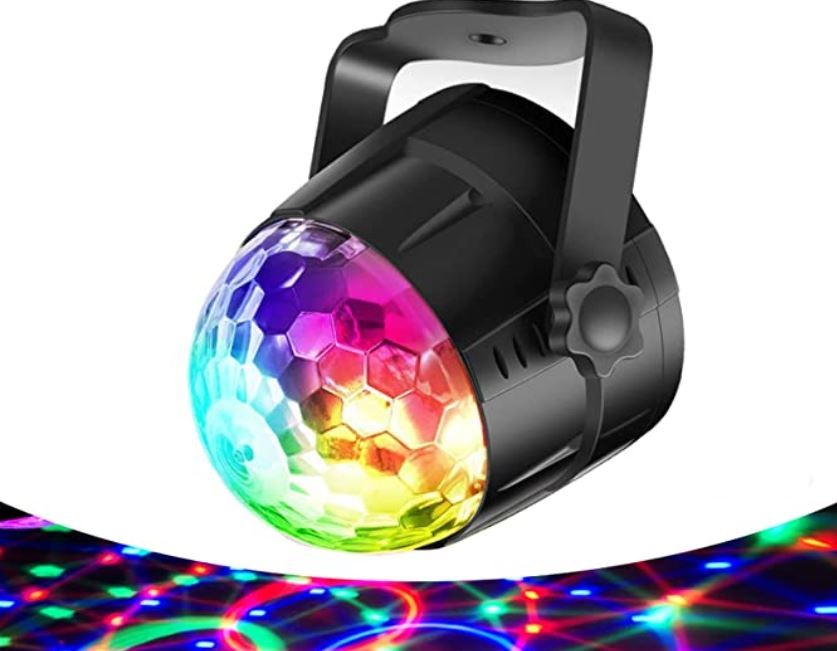 otros electronicos - Luz led pequeña para fiesta, escenario, con sensor de sonido LED PARTY LIGHT YC 0