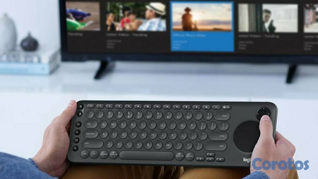 computadoras y laptops - TECLADO LOGITECH K600 PARA SMART TV, CON TOUCHPAD INTEGRADO, VERSION ESPAÑOL. 2