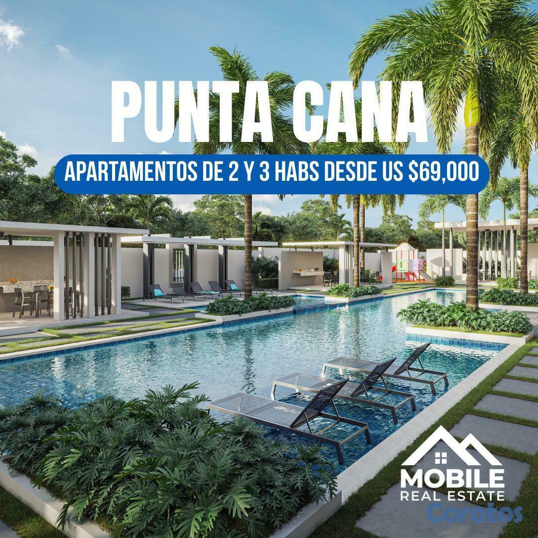 apartamentos - Apartamentos en venta en Pueblo Bávaro, Punta Cana 1