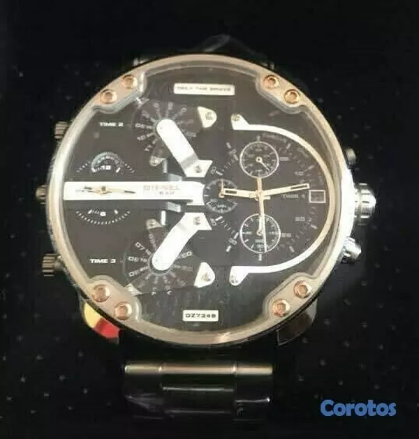 joyas, relojes y accesorios - Reloj Diesel Mr.Daddy cronografo cuarzo ace/inox   2