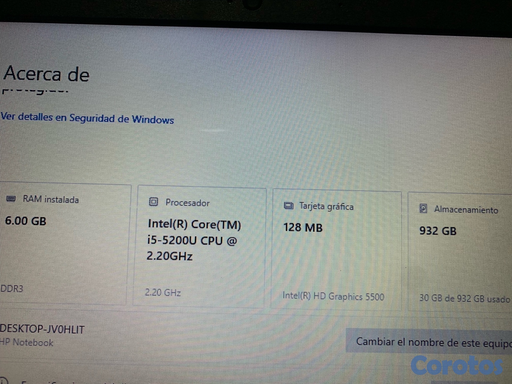 computadoras y laptops -   HP Notebook 15-ac158dx 2