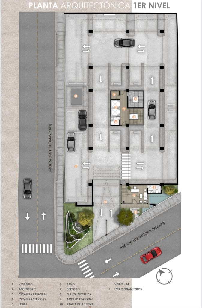 apartamentos - Apartamentos en construcción, torre de lujo en Gurabo, Santiago 2