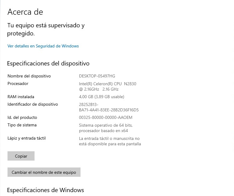 computadoras y laptops - Laptop HP Modelo 15-F039WN - Usada  4