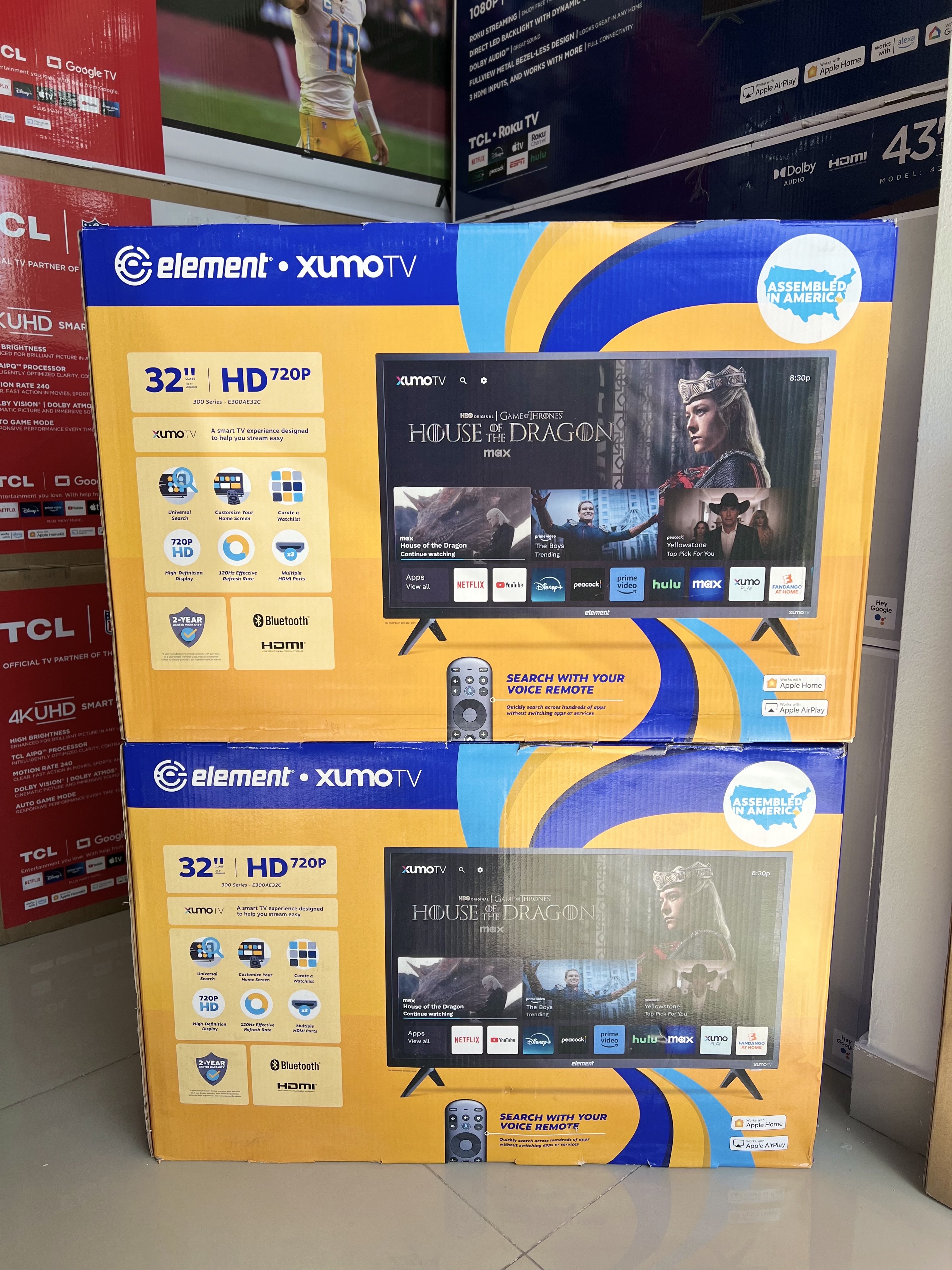 tv - televisor smart tv Element 32 pulgadas control por voz y Bluetooth americano  0