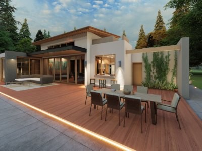 casas vacacionales y villas - Villa de Montaña de Diseño Contemporáneo con 218 Mts2 0