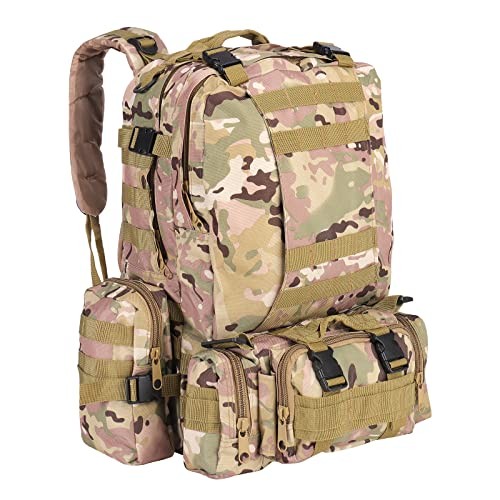 carteras y maletas - Mochila Morral Bulto Militar tactica camping grande XXL Camuflajeada Senderismo  6
