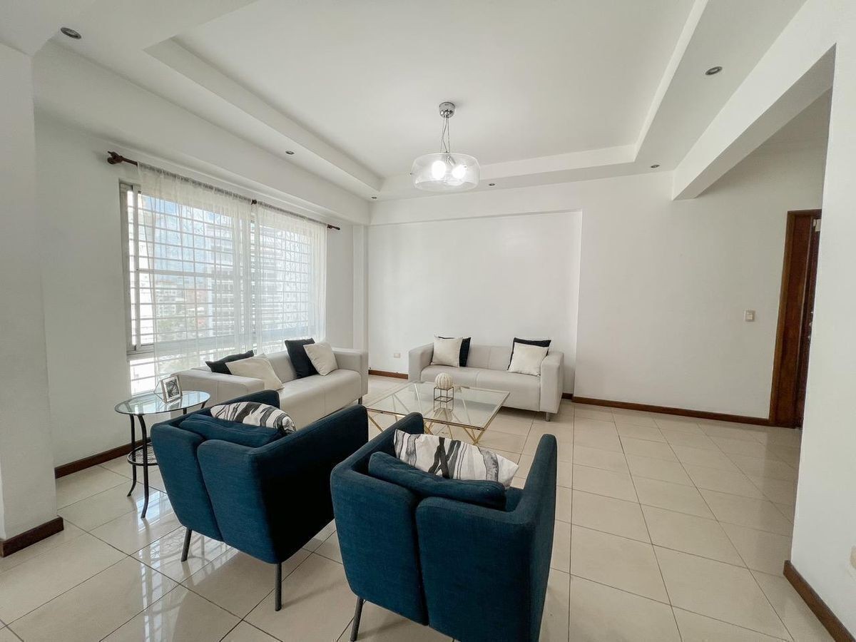 apartamentos - Naco, Apartamento Amueblado De 3 Habitaciones En Alquiler!!! 1
