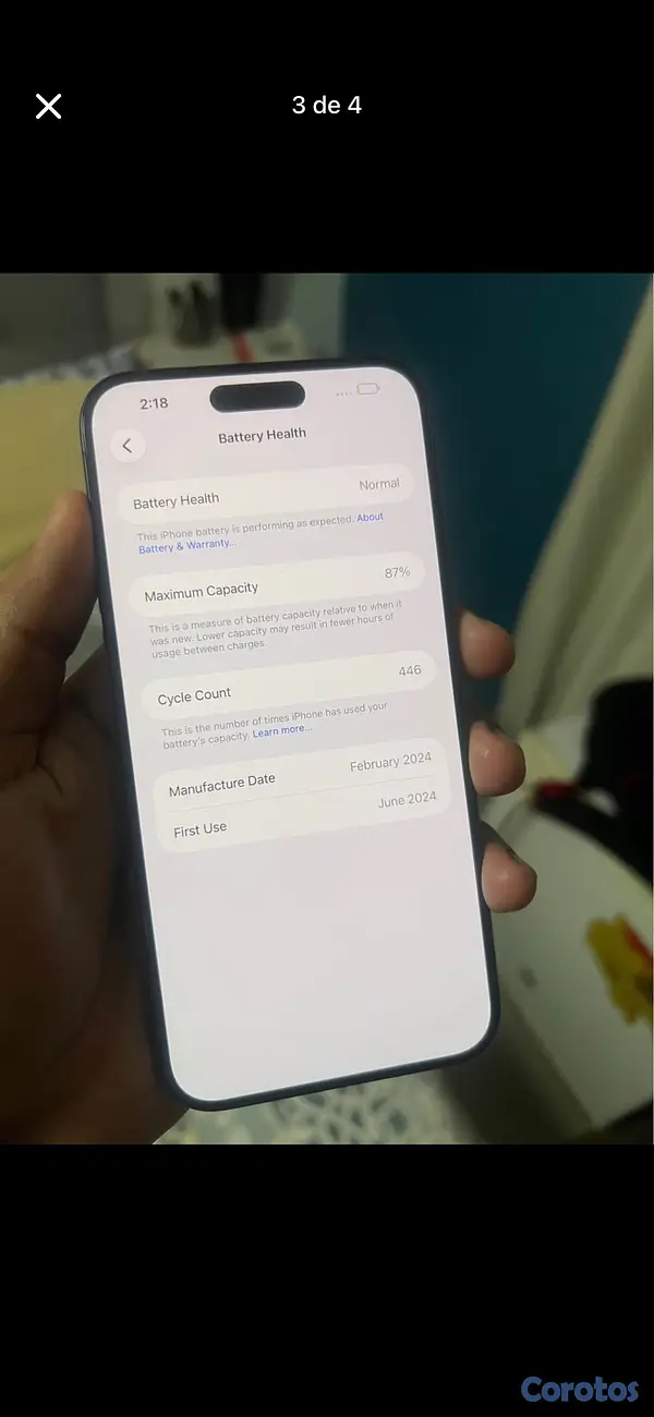 celulares y tabletas - iphone 15 pro max  2