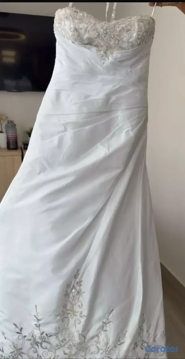 ropa para mujer - Vestido de novia como nuevo una sola postura 5