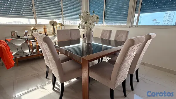 muebles y colchones - juego de mesa de comedor  2