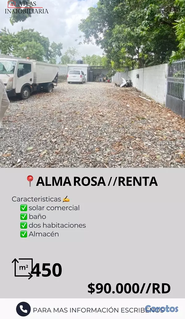 solares y terrenos - se alquila solar  2