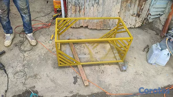 muebles y colchones - mesas de centro de muebles en hierros galvanizado  4