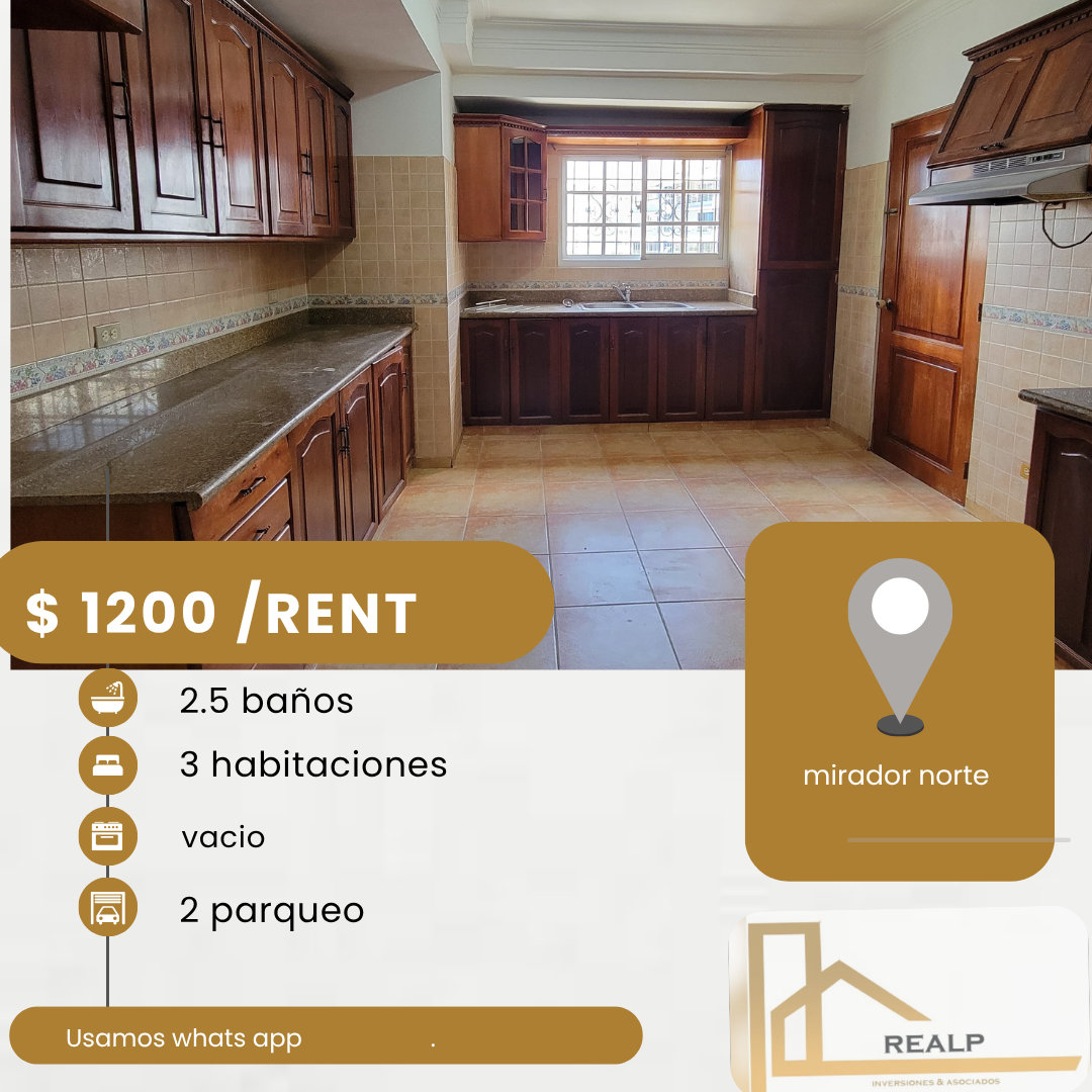 apartamentos - hermoso apartamento en el mirador norte  0