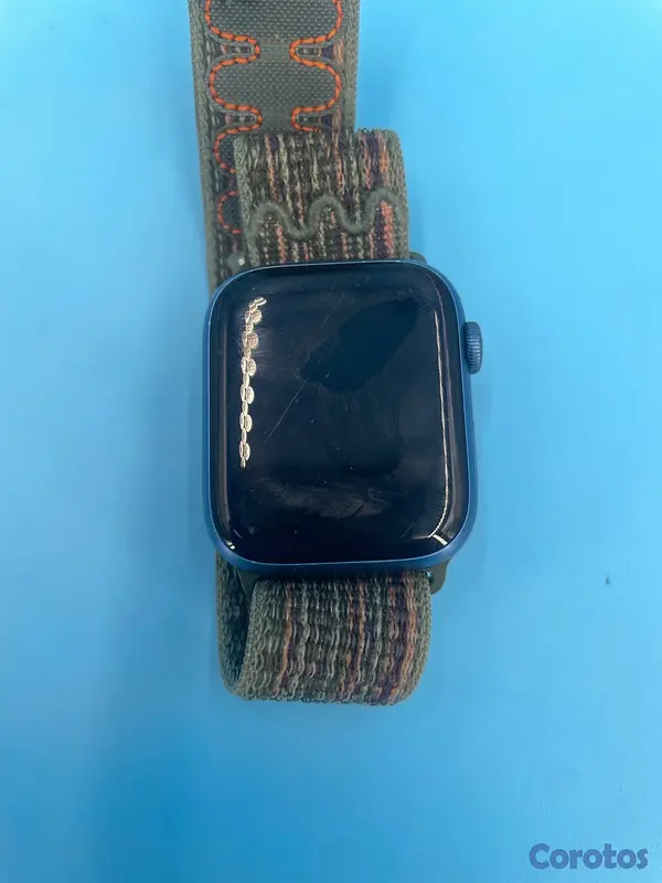 celulares y tabletas - Apple Watch Serie 7 45mm azul 2