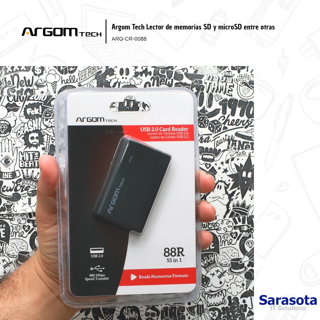 accesorios para electronica - Argom Tech Lector de tarjetas de memorias 0