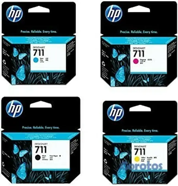 computadoras y laptops - CARTUCHO HP 711 TOTALMENTES ORIGINALES EN TODOS LOS COLORES,PARA  T120  T130 2