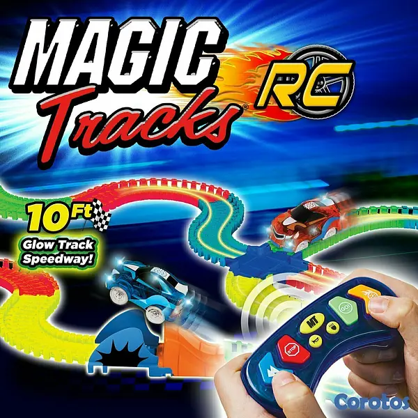 juguetes - PISTA FLEXIBLE CON CONTROL REMOTO  7