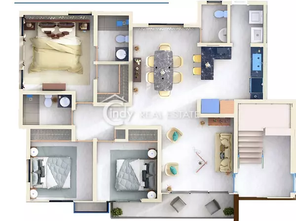 penthouses - Penthouse 184 M2, 3 Habitaciones, Estar Familiar, Terraza, 2 Parqueos. 7