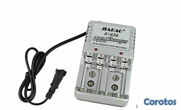 otros electronicos - Cargador para pilas 9V AA AAA. 3